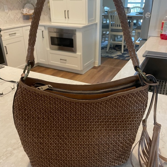 Patricia Nash woven leather Castelli Square handbag - Picture 5 of 8